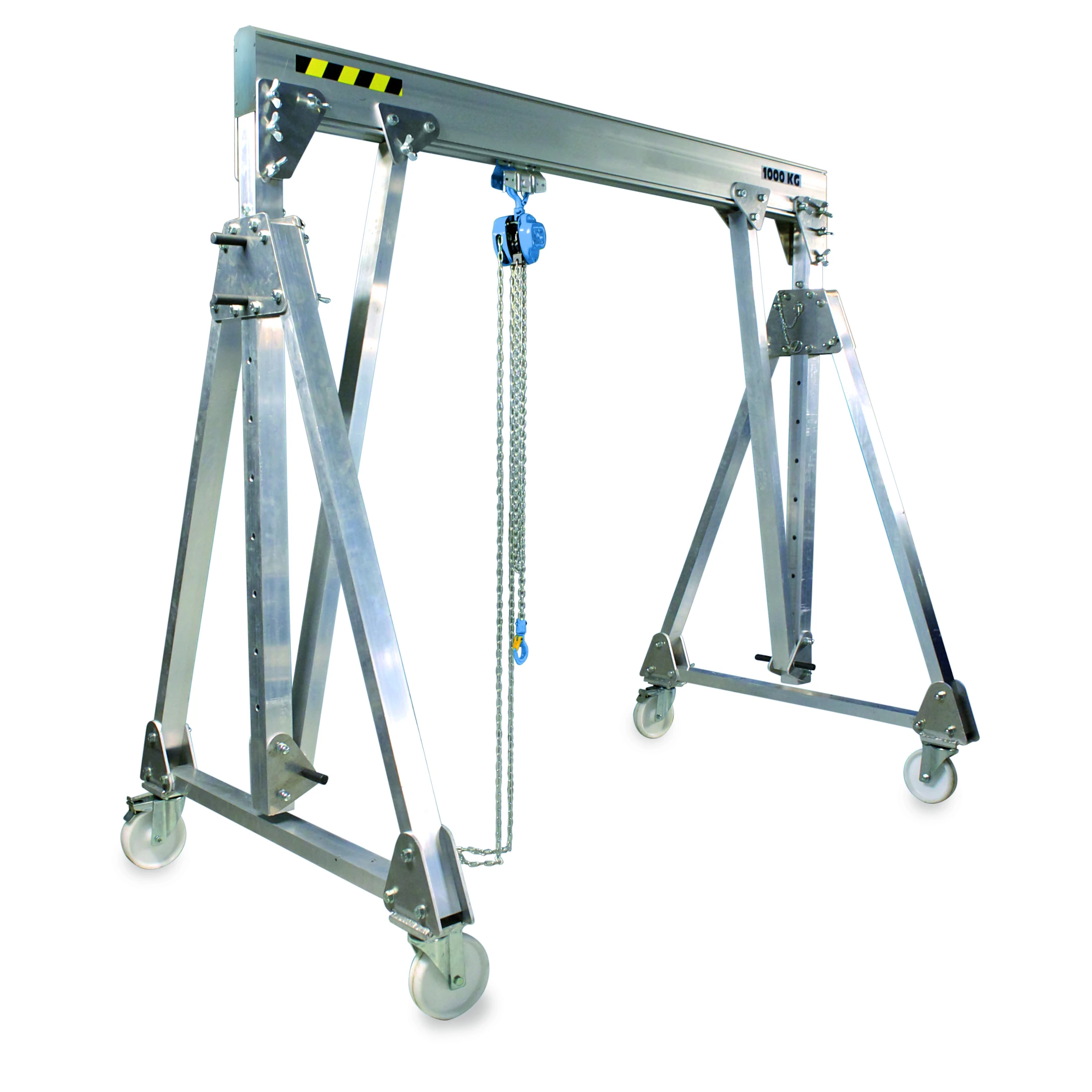Sammenleggbar portalkran i aluminium (APPD) 250–2000 kg