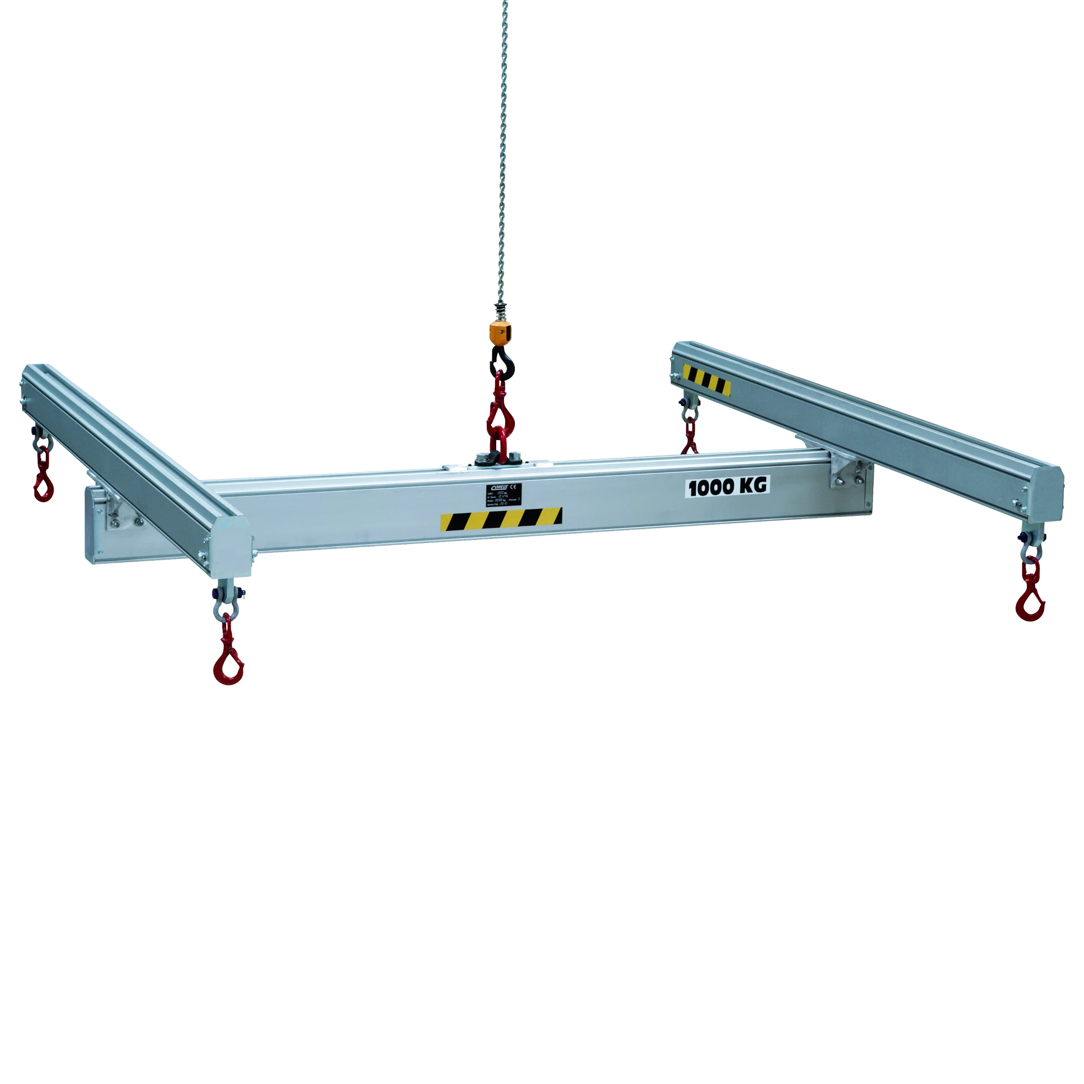 Fast H-formet sprederåk i aluminium (FANHG), 125–2000 kg