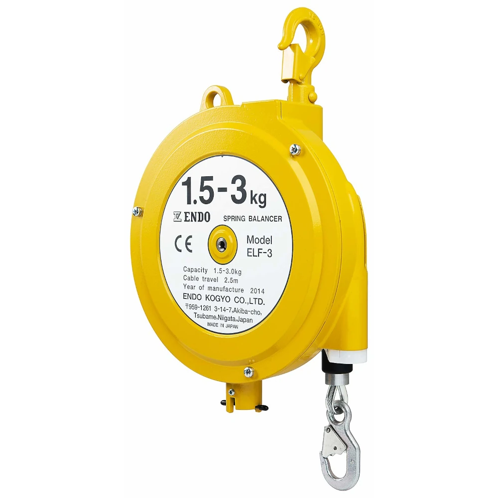 ENDO fjærbalanser med lang slaglengde (ELF-3), 1,5–3 kg