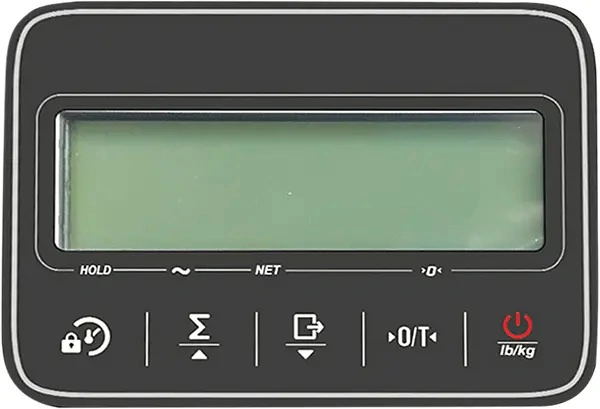 LCD-skjerm på palletruck med vekt RPVV2500