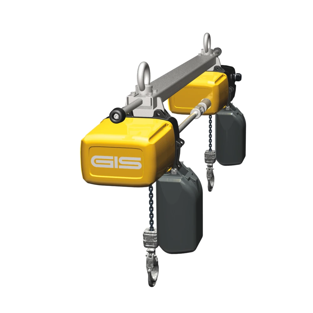 GIS GPS synkroniserte elektriske kjettingtaljer for lange laster 500–5000 kg