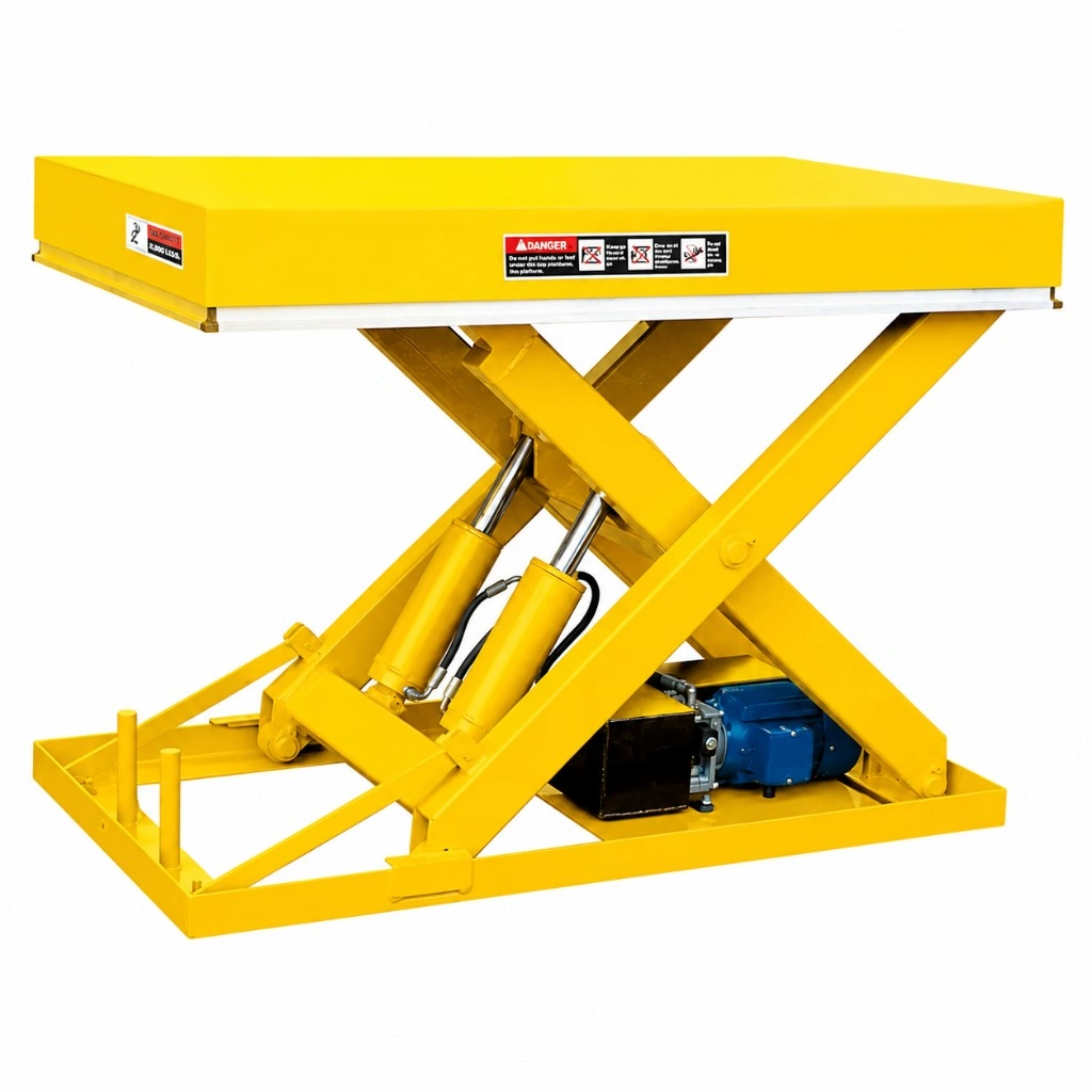 Kraftig løftebord med enkel saks – 2000 kg