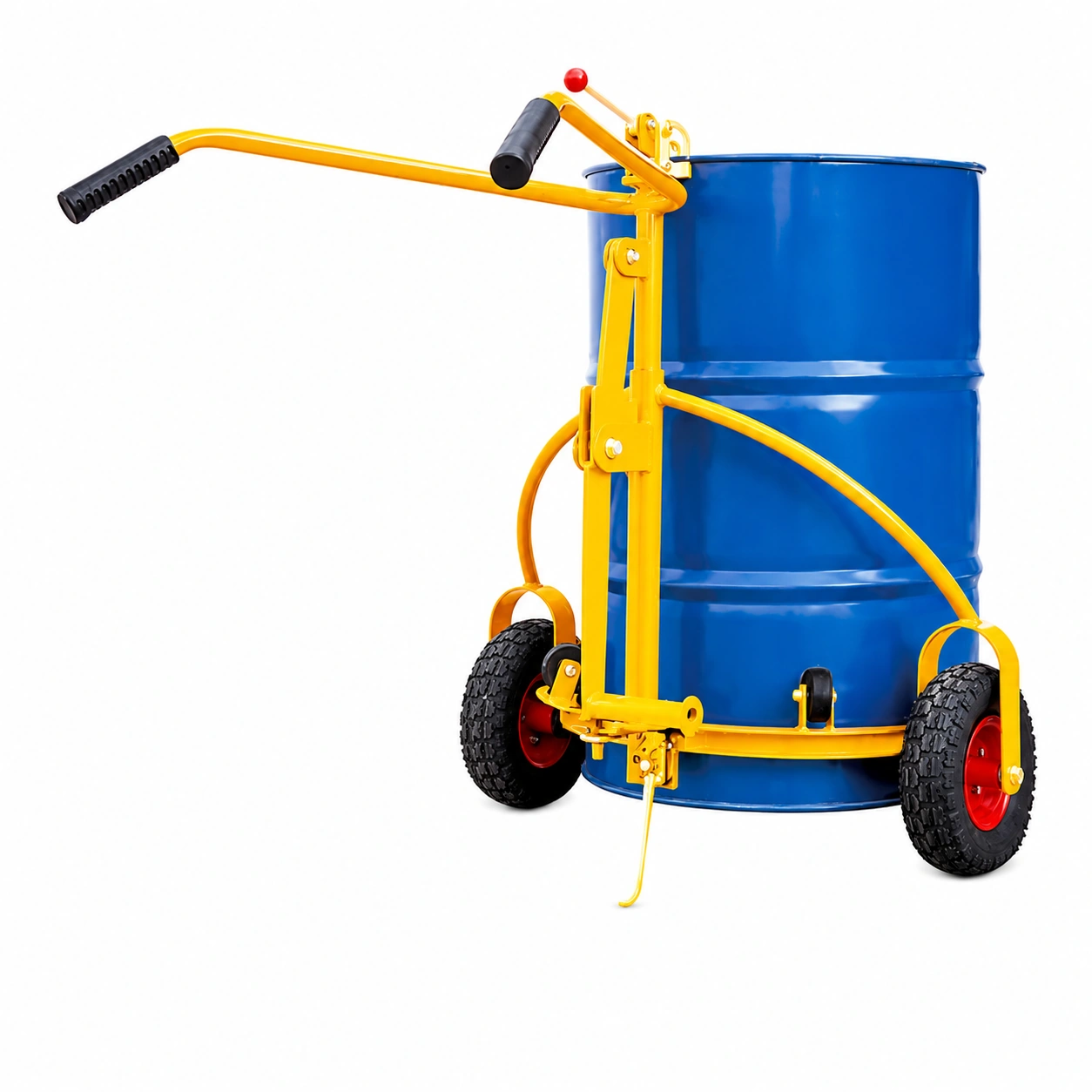 Fatvogn KZB300 med 200-liters stålfat