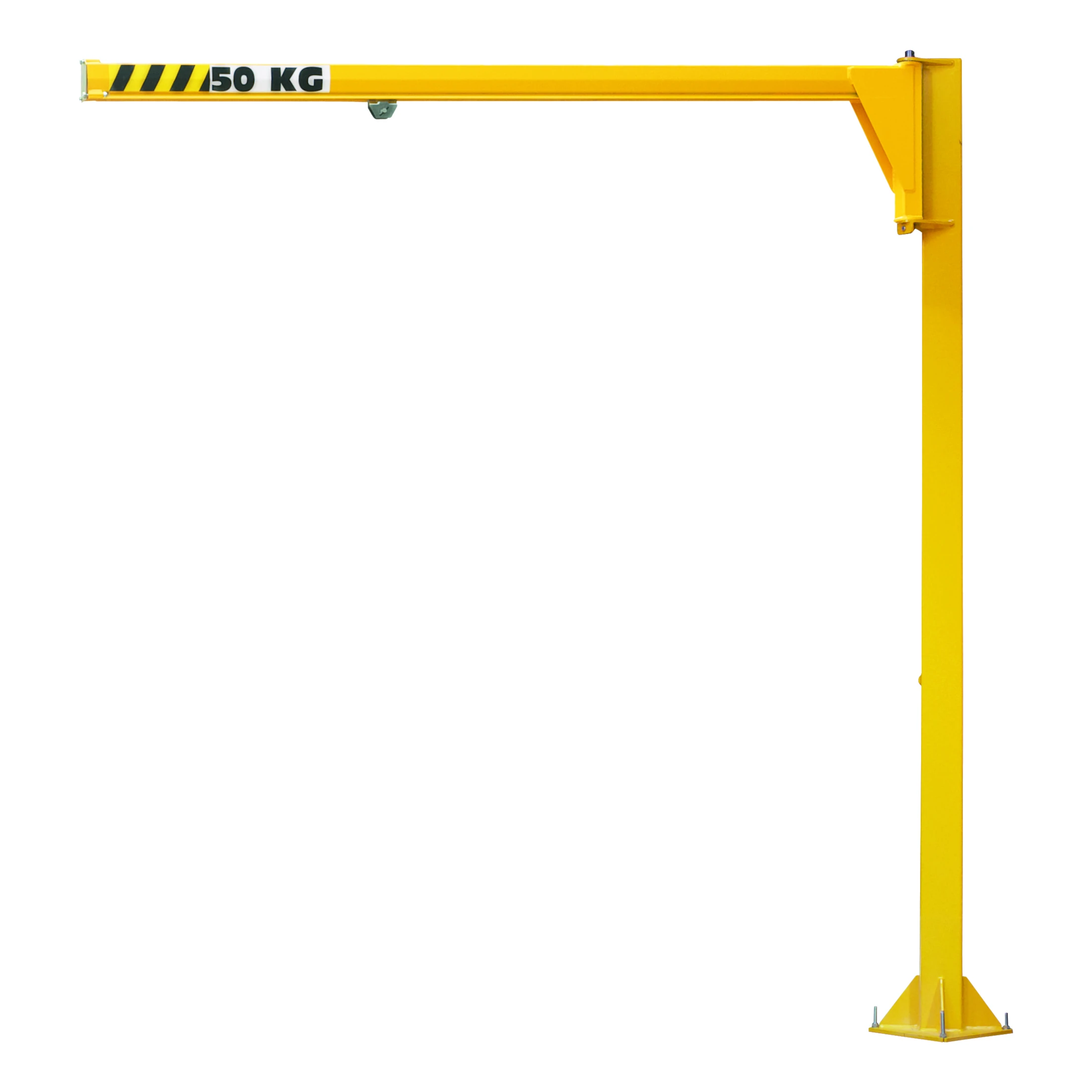 Lavbygd søylesvingkran med løpekatt (NSDK), 270°, 50–100 kg, 2–5 m