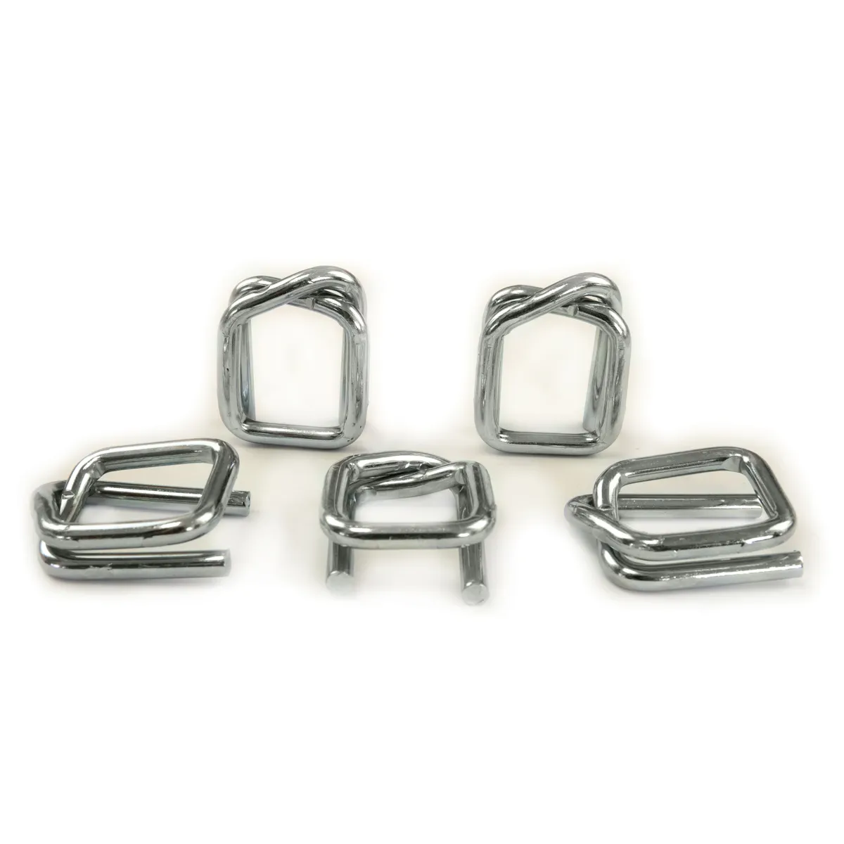 Galvaniserte metallspenner for polyesterbånd (BUCKLES-25G) 25 mm
