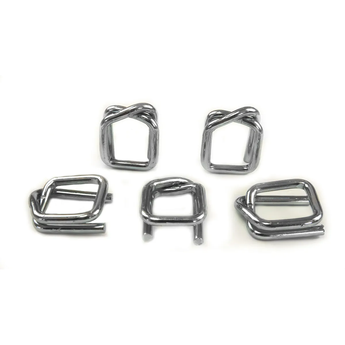Galvaniserte metallspenner for polyesterbånd (BUCKLES-32G) 32 mm