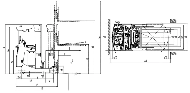 Deluxe-serie skyvemasttruck REV20D 2000 kg – produktbilde 4