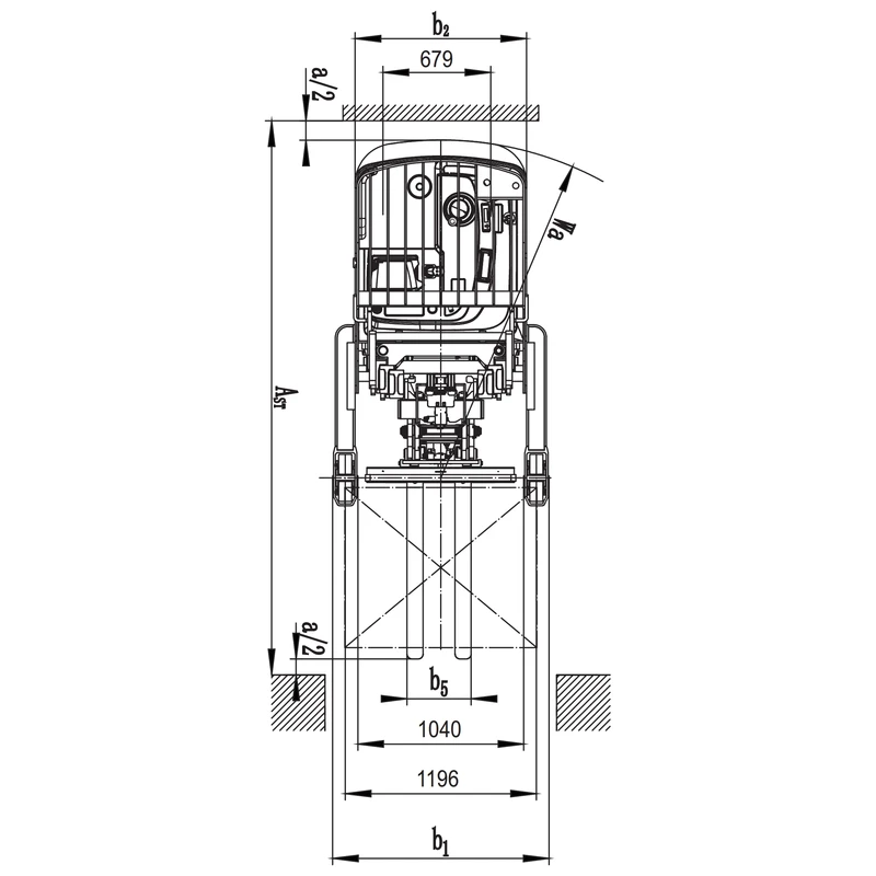 Elektrisk skyvemasttruck REV20DDS med AC-kjøremotor – bilde 4