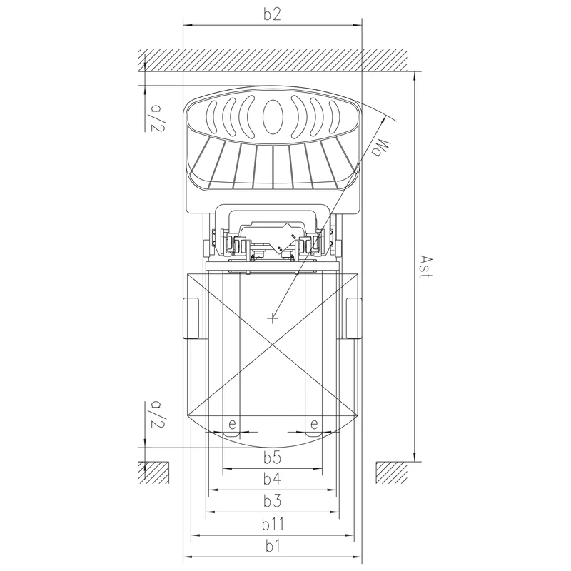 Skyvemasttruck REV16 med integrert sideskift