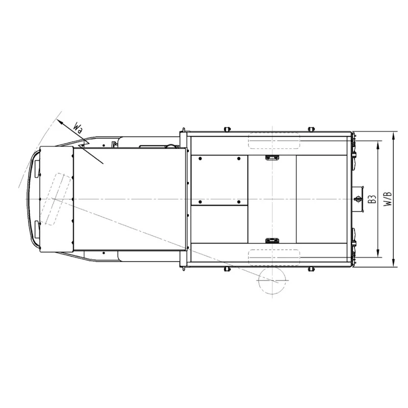 Elektrisk plattformtruck VEV10/VEV15 for materialhåndtering